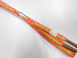 未使用品　正絹　手組帯締め